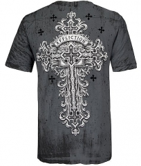 Футболка Affliction Сrosses Henley купити